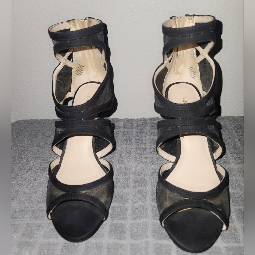 High heel sandals multi-straps